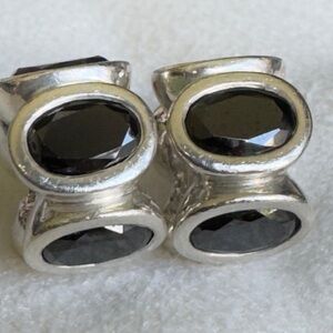 SET❗️Pandora Oval Lights Black Cubic Zirconia Charms